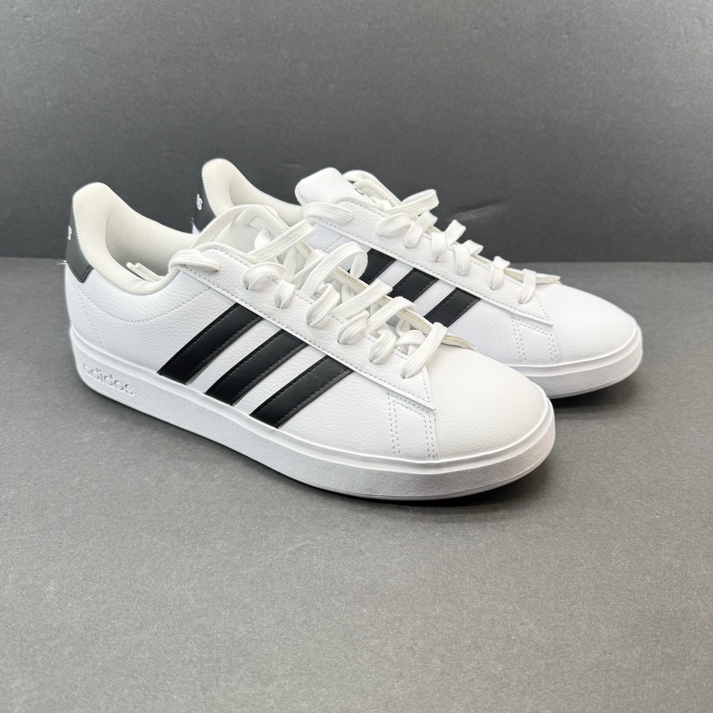Adidas Men's Grand Court 2.0 GW9195, White/Core Black/Cloud White, Size10